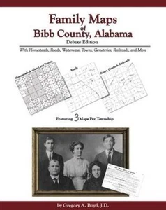 Genealogy Family Maps Cemeteries Bibb County Alabama - Picture 1 of 1