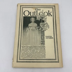 Antique The Outlook AD 1899 Elisha Camp Estate Militaria Easter April Victorian - Picture 1 of 7