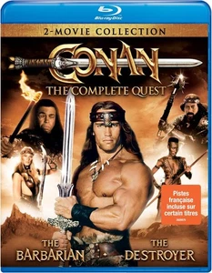 Conan the Barbarian + Conan the Destroyer - Schwarzenegger,   -New DoublF BluRAY - Imagen 1 de 2