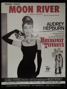 Moon River By Henry Mancini, Sheet Music - Picture 1 of 3