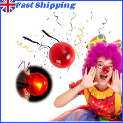 3Pcs LED Red Glowing Clown Noses for Party Dress-Up Stage Props🔥 - Image 1 of 4