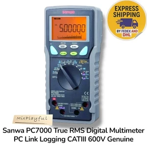 Sanwa PC7000 True RMS Digital Multimeter PC Link Logging CATIII 600V Genuine - Picture 1 of 10