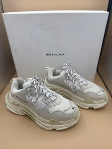 Größe 9 (43) - Balenciaga Triple S Sneaker weiß W - Bild 1 von 24
