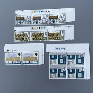 1970 GB QEII Rural Housing blocks of stamps with borders - MNH - Picture 1 of 2