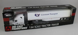 1:64 DCP *COVENANT TRANSPORT* Freightliner Cascadia techo alto con remolque furgoneta 53' - Imagen 1 de 3