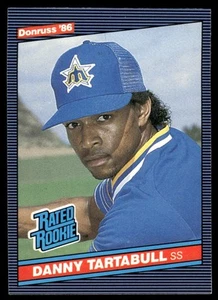 1986 Donruss Rated Rookie Danny Tartabull #38 MINT (Centered) - Bild 1 von 2