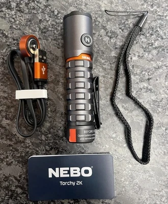 Linterna recargable NEBO TORCHY 2K 2000 lúmenes base magnética - Imagen 1 de 4