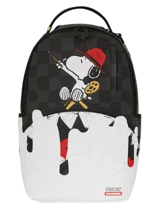 Mochila escolar Sprayground Peanuts Snoopy pintura tiburón🔥Nueva bolsa negra - Imagen 1 de 10