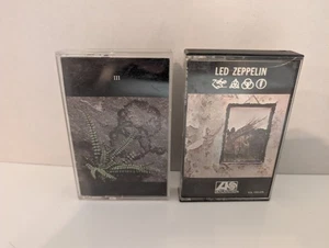 Led Zeppelin III and IV Zoso Symbols (Cassette) 1990 Atlantic - Picture 1 of 3