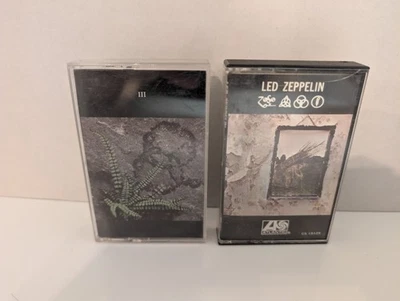 Led Zeppelin III and IV Zoso Symbols (Cassette) 1990 Atlantic Foto 1 de 3