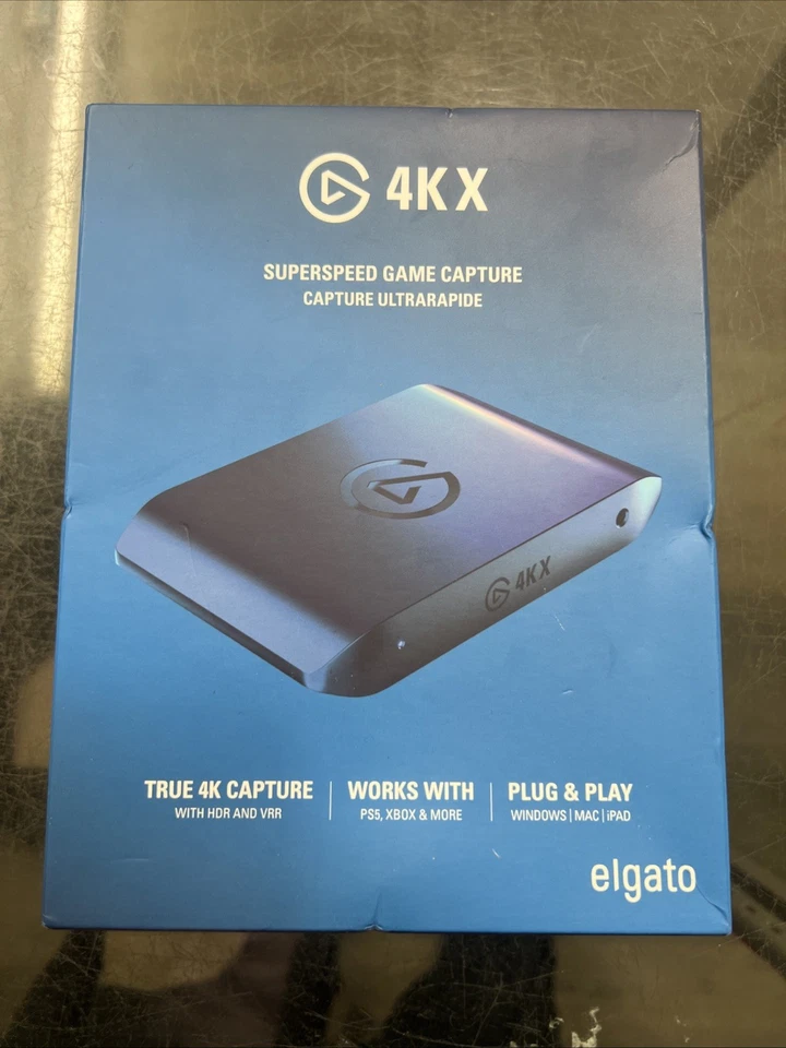 Elgato 4K X - 4K144 HDR10 External Capture Card with for Switch, PS5, XBOX - NEW - Image 1 of 2