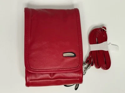 Travelon Crossbody Travel Belt Bag Purse Anti Theft  Burgundy Leather NWOT - Image 1 of 4