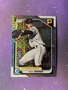 2024 Bowman Chrome Mojo Refractor Paul Skenes Prospect #BCP125 Pirates - Bild 1 von 1