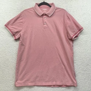 Camisa Polo Bonobos Para Hombre Grande Rosa Calce Ajustado Manga Corta Piqué Algodón Golf - Imagen 1 de 10