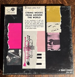 Tape-Mates "String Moods from Around The World" TMS-132 - 3 Hrs, 3 3/4 IPS, 4T - Picture 1 of 4