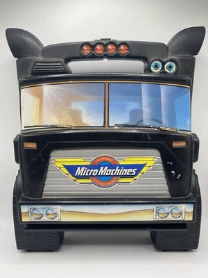 Vtg 1988 Micro Machines Storage Box Carrying Case Lewis Galoob Semi Truck - Image 1 of 4