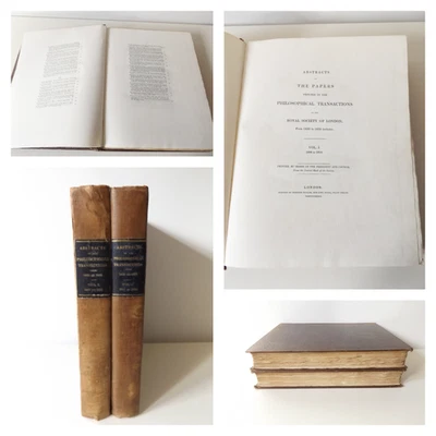 1832 ABSTRACTS of the PHILOSOPHICAL TRANSACTIONS Royal Society of London SCIENCE - Image 1 of 4