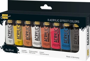 Kreul SOLO GOYA Effect Colors 8 pezzi 20ml vari colori asciugatura opaca - Foto 1 di 4