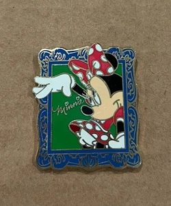 Minnie Mouse Disney handsignierter und gerahmter Bild Pin - Bild 1 von 3