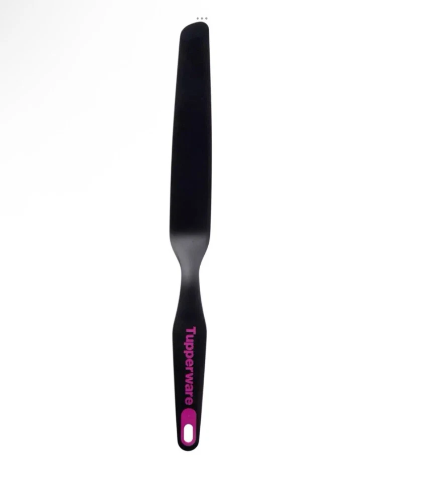 Tupperware KP Narrow Spatula Black Pink New Baking Kitchen Utensil *B - Image 1 of 1