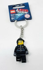 LEGO Movie Bad Cop Minifigure Keychain Police Keyring New - Picture 1 of 4