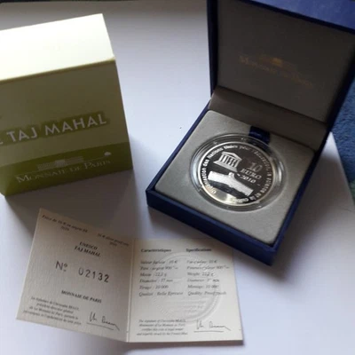 Piece 10 Euros BE Unesco taj Mahal 2010 - Photo 1/3