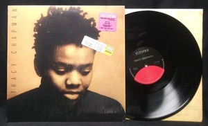 1st pressing folk acoustic rock lp TRACY CHAPMAN s/t Elektra 1988 hype inner EX+ - Imagen 1 de 4
