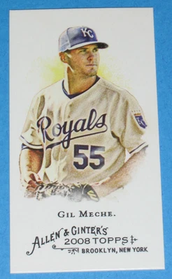 2008 Topps Allen & Ginter Mini No Card Number on Back Gil Meche Only 50 Royals - Image 1 of 2