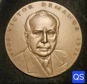 Dept 57 - Belle Méd. 72mm- Fondat. Journal Le Républicain Lorrain Par Baron 1972 - Picture 1 of 4