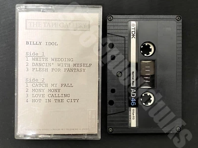 1988 Billy Idol UK Promo 6 Tracks Cassette Tape White Wedding The Tape Gallery - Image 1 of 4