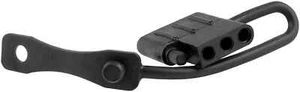 Trailer Side 4 Pin Flat Wiring Harness Connector Dust Cover Black Rubber NEW - Picture 1 of 5