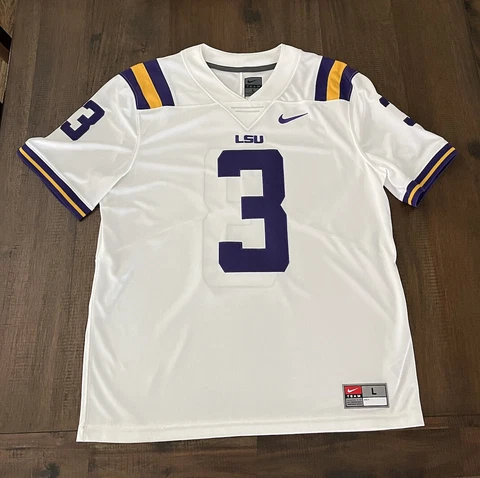 LSU Nike Mens Odell Beckham Jr Limited Football Jersey Large Sewn Numbers Cover