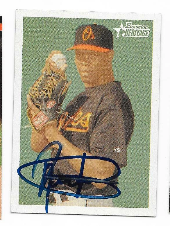 RADHAMES LIZ 2006 BOWMAN HERITAGE AUTOGRAPHED SIGNED # BHP22 BALTIMORE ORIOLES - Image 1 of 1