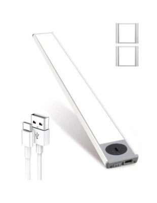 LUCE CON SENSORE DI MOVIMENTO STRISCIA LED LUCI PER ARMADIO SOTTO PENSILE 60cm - Immagine 1 di 4