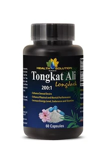 200:1 EXTRACTO PURO TONGKAT (1 botella, 60 cápsulas) - Imagen 1 de 2