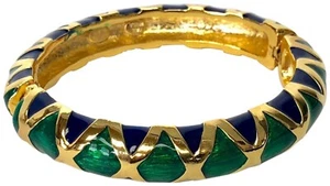 PULSERA BRAZALETE KENNETH JAY LANE, ORO ESMALTADO DOS TONOS, IDEAL PARA APILAR, C... - Imagen 1 de 3