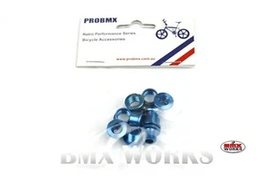 ProBMX Chainring Bolt Set 7.0mm Alloy Blue - Set of 5 - Old School Retro BMX - Picture 1 of 1