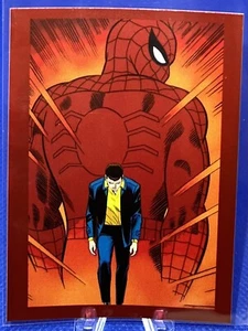 Panini Marvel 80th Anniversary Red Foil Sticker #44 Spider-Man - Bild 1 von 2