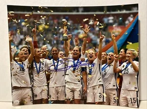 Christie Rampone Signed Team USA 2015 FIFA World Cup 8x10 Photo Steiner - Picture 1 of 4