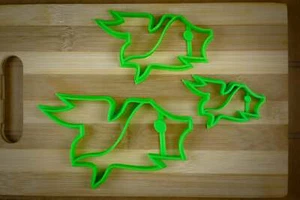 Vogel Fisch Muster - Dualität und Symmetrie - Gänsefisch - Ausstecher Multi-Size - Bild 1 von 10