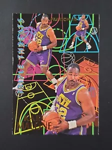 1994 NBA Fleer Triple Threats #4 Karl Malone - Foto 1 di 2