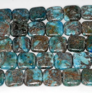 12 mm INCLUSIONES DE PIRITA DE CUARZO PIEDRAS PRECIOSAS CUADRADAS CUENTAS SUELTAS 16 pulgadas - Imagen 1 de 4