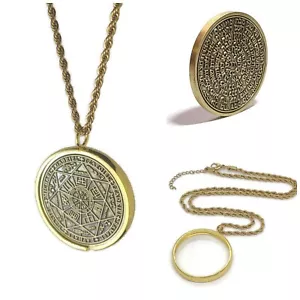 The Seven Archangels 72 names of God 1FitAll King Solomon Coin Necklace - Picture 1 of 8