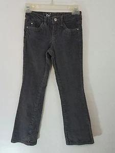 Girls Justice Corduroy Pants Size 8R 8 Regular Gray Grey EUC - Picture 1 of 4