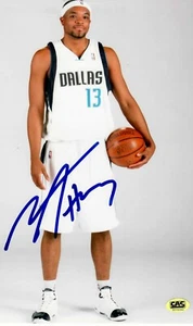 Foto a color firmada por Maurice Ager de "Dallas Mavericks" 8X10 certificado de autenticidad CAS - Imagen 1 de 2