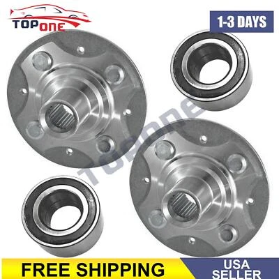 2x Front Wheel Hub & Bearing Assembly Fits 2007-2008 Honda Fit 1.5L Foto 1 de 3