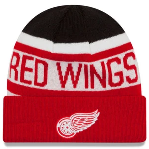 Detroit Red Wings New Era Biggest Fan 2.0 Cuffed Knit Hat - Bild 1 von 2