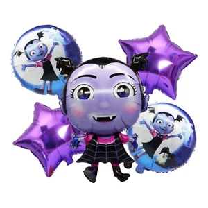 Vampirina Balloon Set Kids Birthday Party Balloons with Ribbon Helium Vampire - Picture 1 of 3