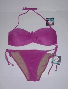 HOT KISS PINK BIKINI SWIMSUIT HALTER LARGE  L  - Picture 1 of 3