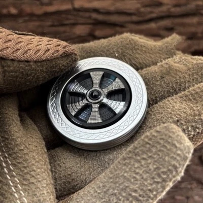 EDC Acero Inoxidable Deslizante Inquieto Spinning Top Alivio del Estrés Fidget Spinner Juguete Foto 1 de 4